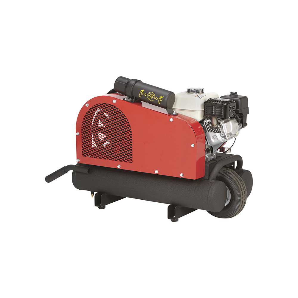 NorthStar Portable Gas Powered Air Compressor | 8-Gallon | 13.7 CFM @ 90 PSI | Honda GX160