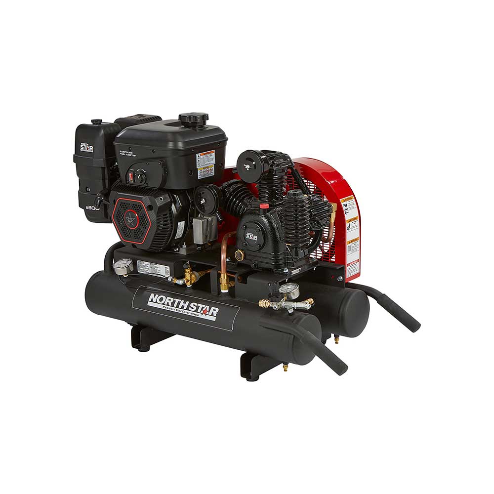 NorthStar Gas Powered Air Compressor | 8-Gallon | 14.9 CFM @ 90 PSI | E300