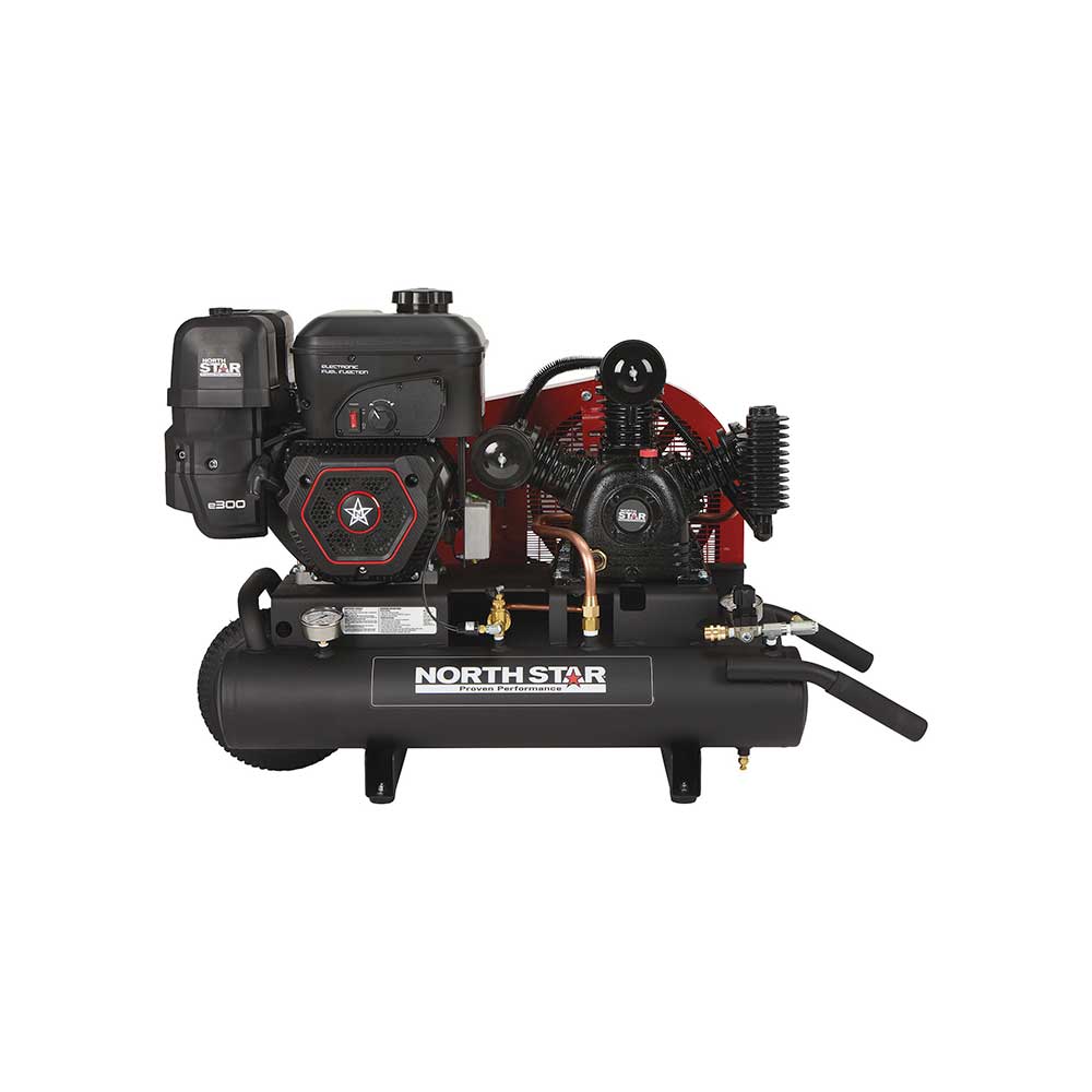 NorthStar Gas Powered Air Compressor | 8-Gallon | 14.9 CFM @ 90 PSI | E300