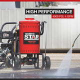 NorthStar Electric Hot Water Pressure Washer Add-on Unit | 4,000 PSI | 4 GPM | 115V
