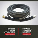 NorthStar Nonmarking Pressure Washer Hose | 4000 PSI | 50-Ft. x 3/8-In. 42945