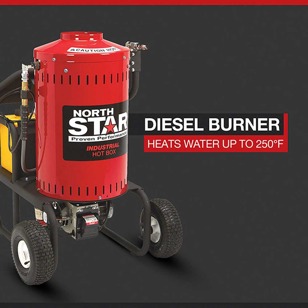 NorthStar Electric Hot Water Pressure Washer Add-on Unit | 4,000 PSI | 4 GPM | 115V