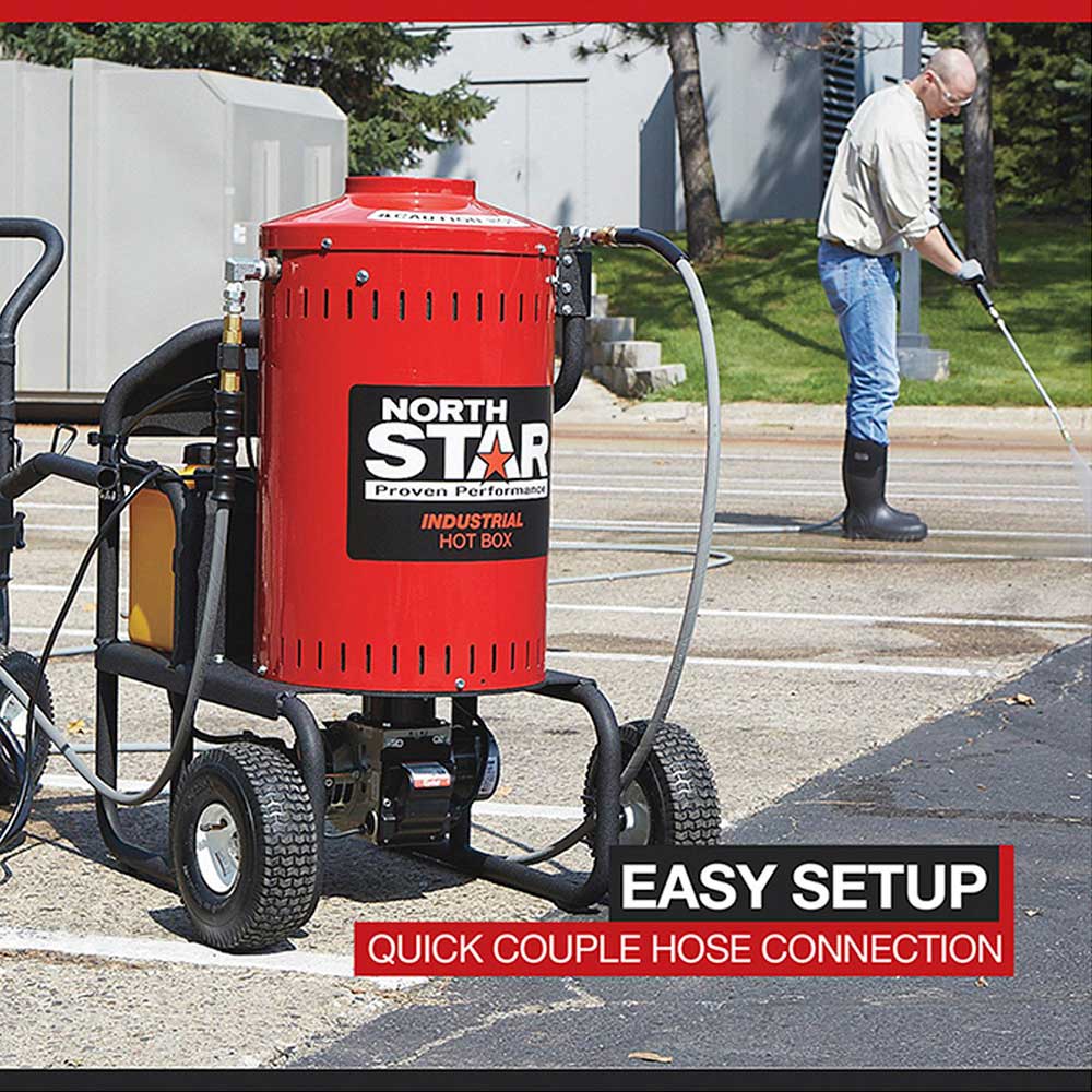 NorthStar Electric Hot Water Pressure Washer Add-on Unit | 4,000 PSI | 4 GPM | 115V