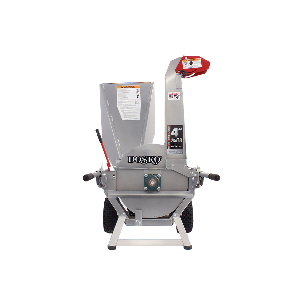 Dosko 4-Inch Brush Chipper with Honda GX390 Engine – 13-21T-13H