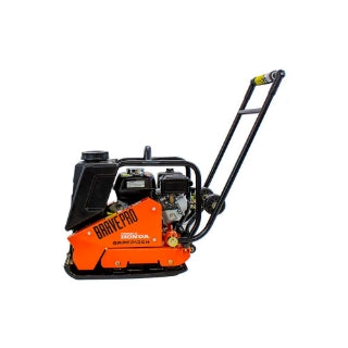 Brave Forward Plate Compactor | 16 In. | Rubber Mat, Tank, and Wheel Kit | Honda GX160 BRPFP135H