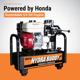 Brave Hydra Buddy | Hydraulic Power Pack | 900 PSI | 7 GPM | Recoil Start | Honda GX160 HBH16GX
