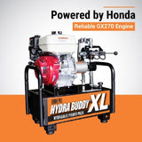 Brave Hydra Buddy | Hydraulic Power Pack | 1,500 PSI | 7 GPM | Recoil Start | Honda GX270 HBHXL16GX