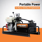Brave Hydra Buddy | Hydraulic Power Pack | 2,000 PSI | 5.5 GPM | Recoil Start | Honda GX270 HBHR280GX