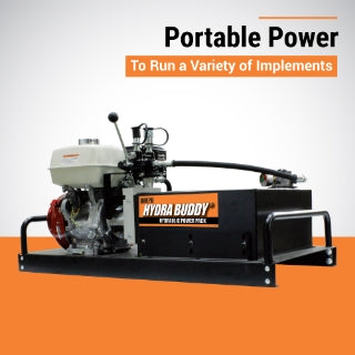 Brave Hydraulic Power Pack | 2,000 PSI | 7 GPM | Electric Start | Honda GX390 HBHR350GXE