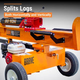 Brave Log Splitter | 30-Ton | Honda GX200 VH1730GX