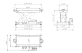 Olympic Equipment 3,500 lb Bridge Jack YZRCJ-35