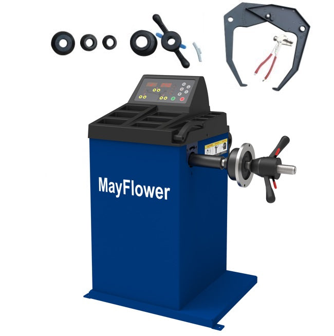 Mayflower 3.0 HP Tire Changer Wheel Changers Machine Combo Balancer Rim 950 600