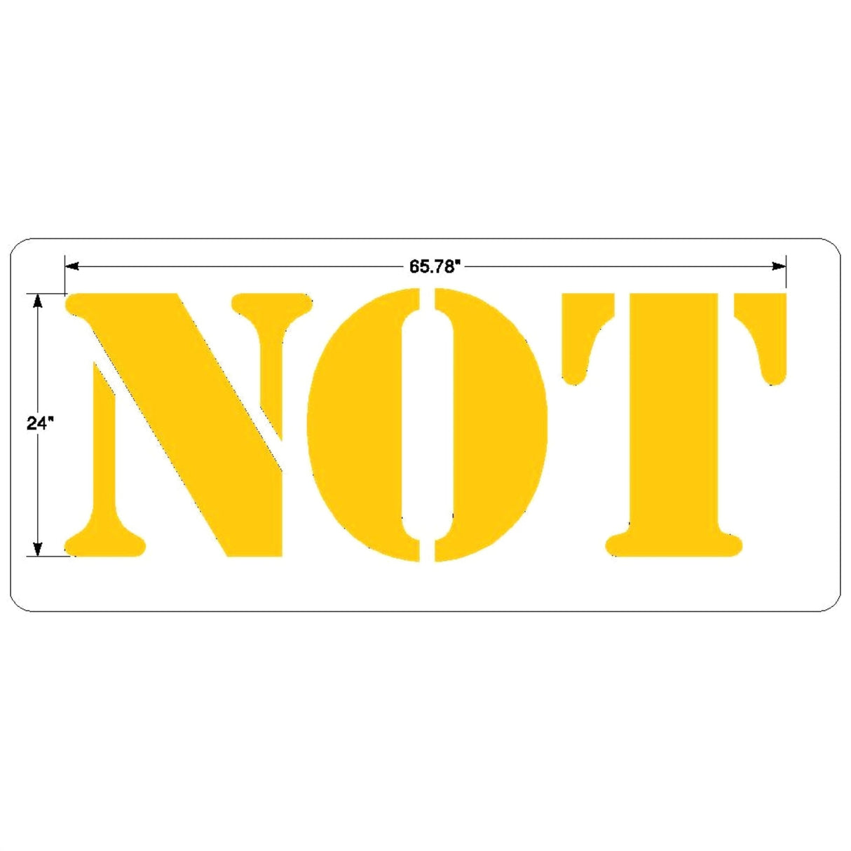 Newstripe Burger King 24 Inch NOT Stencil