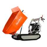 MechMaxx 1100Lbs Load Capacity Petrol Engine Powered Track Mini Dumper ,  D50MA