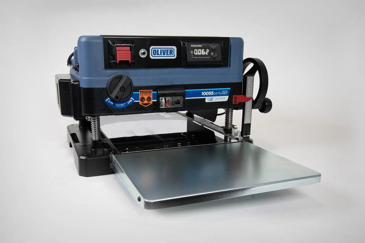 Oliver Machinery 15" Benchtop HCX Helical Cutterhead Planer - 10055