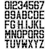 Newstripe 72 in Block Individual Letter Stencil