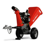 MechMaxx 4 inch DUCAR 212cc 7hp Gas Engine Powered Wood Chipper with Towbar,  GS650