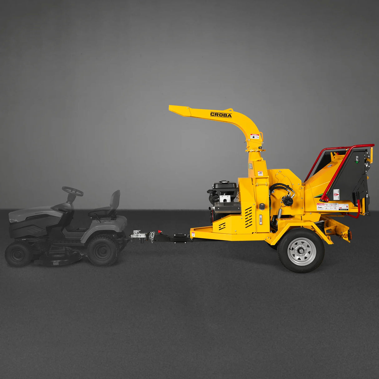 MechMaxx 35hp 1000cc ZONSEN E-Start 8 inch Gas Powered Commerical Wood Chipper with Intelligent Hydraulic Feeding System ,  CROBA TX1000