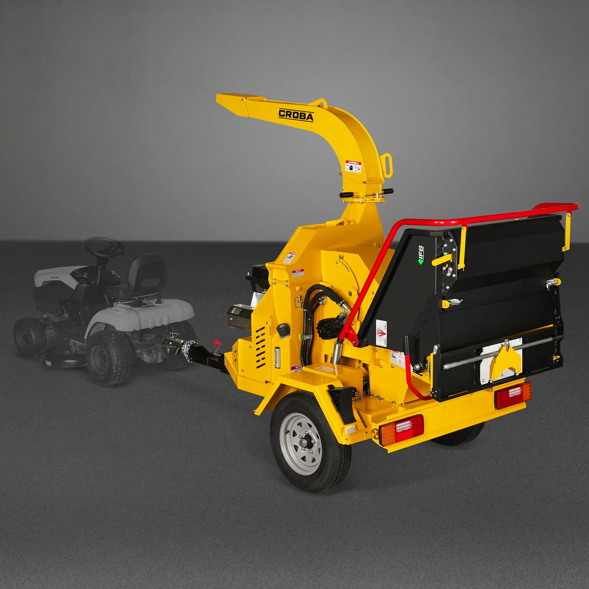 MechMaxx 35hp 1000cc ZONSEN E-Start 8 inch Gas Powered Commerical Wood Chipper with Intelligent Hydraulic Feeding System ,  CROBA TX1000