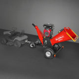 MechMaxx 8 inch HONDA E-Start 688cc 22hp Gas Powered 4 - Wheel Drum Wood Chipper with Taillight ,  B200