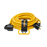 25ft Heavy Duty TT-30P to TT-30R Power Cord With Storage Strap