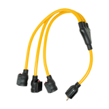 3FT Heavy Duty TT-30P to (3) 5-20R Short Power Cord