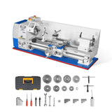 MechMaxx Metal Lathe Machine 11'' x 30'' High Precision Benchtop Brushless Motor 0-2000 RPM Variable Speed Metal Working Machine 2HP Small Lathe without Stand 1130V