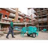 IMER Mortarman 9 cu ft Towable Vertical Shaft Mortar Mixer Mix 360