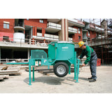 IMER Mortarman 9 cu ft Towable Vertical Shaft Mortar Mixer Mix 360