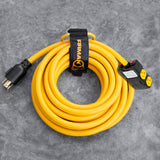 25 FT Heavy Duty L14-30P to (4) 5-20R Cord
