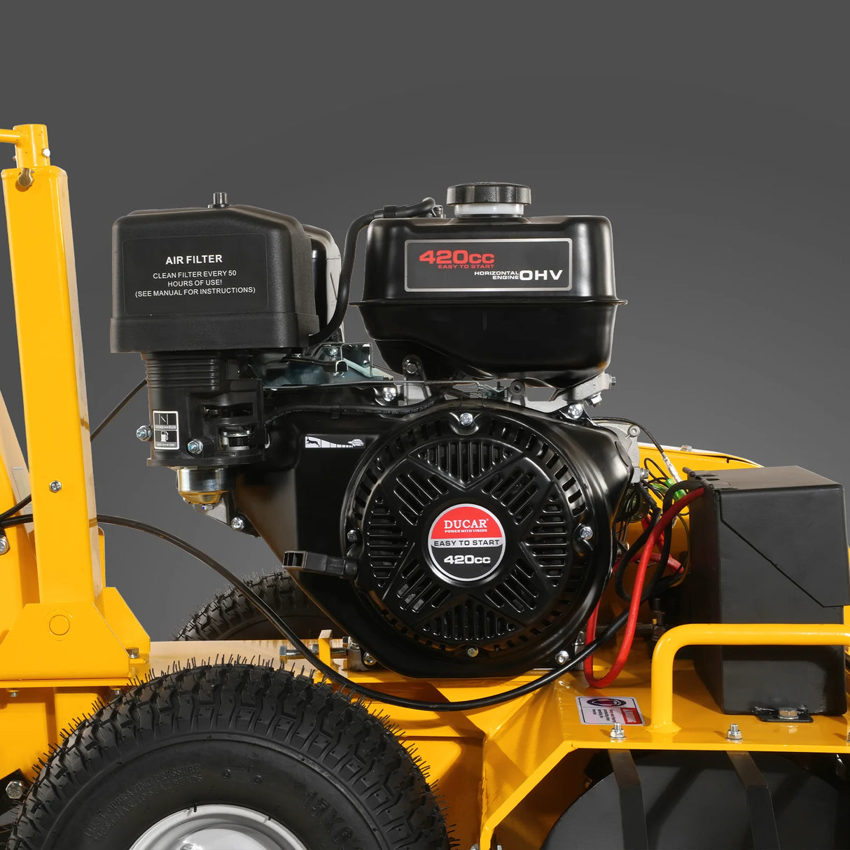 MechMaxx 15HP 420cc E-Start Powered 24" Ditching Trencher ,  TCR1500