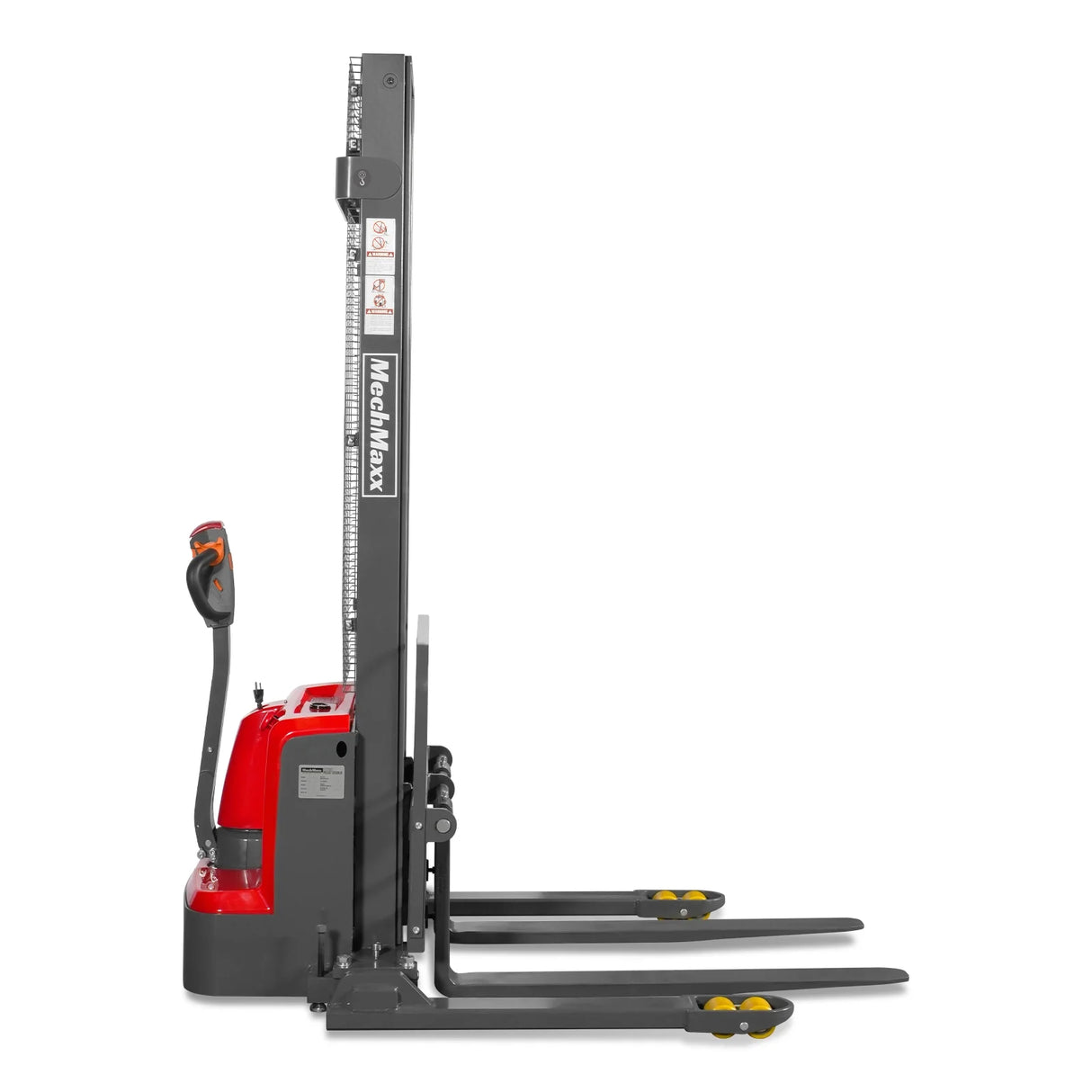 3300lbs Electric Straddle Stacker,  138" Lift,  Adjustable Legs & Forks,  F33-138SLA