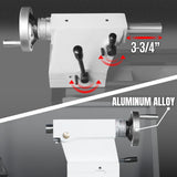 MechMaxx Industrial Metal Lathe Machine with DRO 14' x 40'' High Precision 84-1850 RPM  Variable Speed Metal Working Machine 2HP Small Lathe with Stand 1440G
