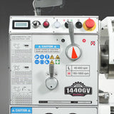 MechMaxx 14" x 40" Industrial Metal Lathe Machine with Variable Speed DRO Gunsmith Gearhead Precision Turning Drilling Belt Drive 1440GV