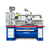 MechMaxx 14" x 40" Industrial Metal Lathe Machine with Variable Speed DRO Gunsmith Gearhead Precision Turning Drilling Belt Drive 1440GV