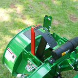 MechMaxx 3-Point PTO Stump Grinder with 34 Carbide Teeth (PTO Shaft Included with Slip Clutch), for 15-45HP Tractor, SG24PRO – Green
