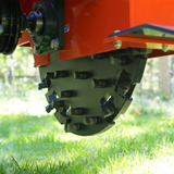 MechMaxx 3-Point PTO Stump Grinder with 44 Carbide Teeth (PTO Shaft Included with Slip Clutch), for 35-80HP Tractor, SG28 – Orange