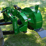 MechMaxx 3-Point PTO Stump Grinder with 44 Carbide Teeth (PTO Shaft Included with Slip Clutch), for 35-80HP Tractor, SG28 – Green