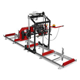 MechMaxx 22" Portable Sawmill, 224cc 7HP DUCAR Gasoline Engine, 18" Board Width, 13' Track Length, SM-22
