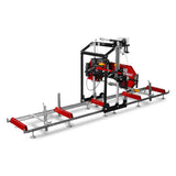 MechMaxx 22" Portable Sawmill, 224cc 7HP DUCAR Gasoline Engine, 18" Board Width, 13' Track Length, SM-22