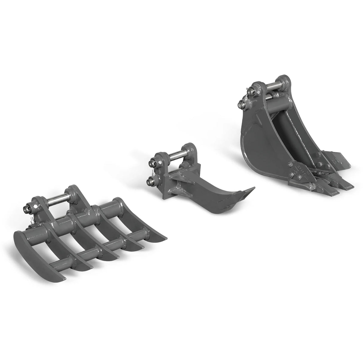 Attachment Set for Mini Compact Excavator MEC17, MEC17PRO (SKU: 150533; 150534）
