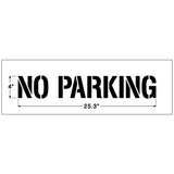 Newstripe NO PARKING Stencil