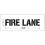 Newstripe FIRE LANE Stencil