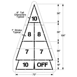 Newstripe Shuffleboard Stencil