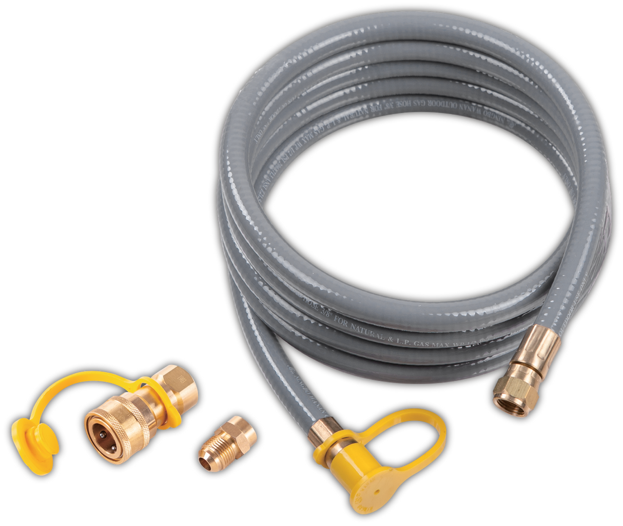 25FT Natural Gas Large Hose 3/4in with Storage Strap