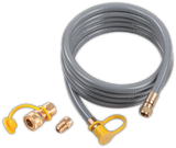 25FT Natural Gas Large Hose 3/4in with Storage Strap