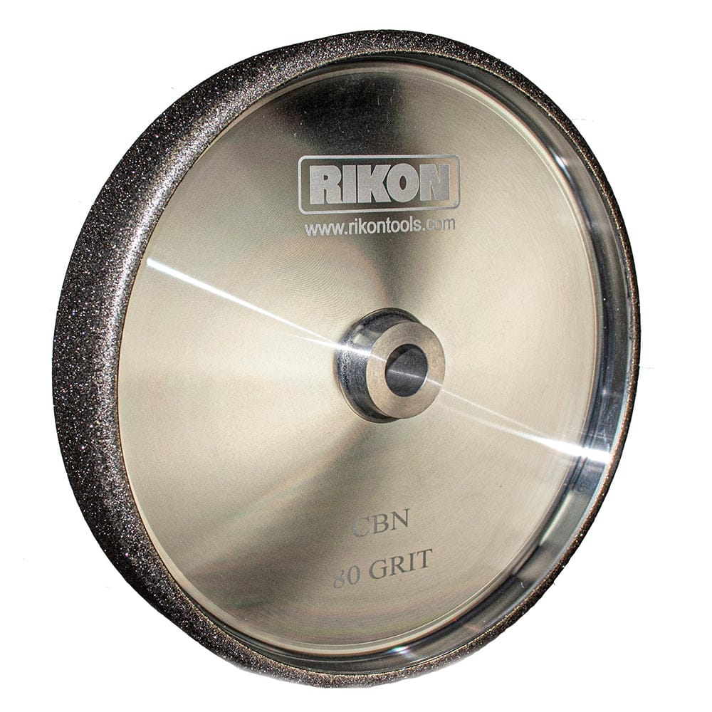 RIKON Pro Series 8 in x 1.5 in 180 Grit Sharpening Wheel with Radius Edge -5/8 in Arbor Hole