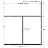Newstripe Pickleball Court Stencil