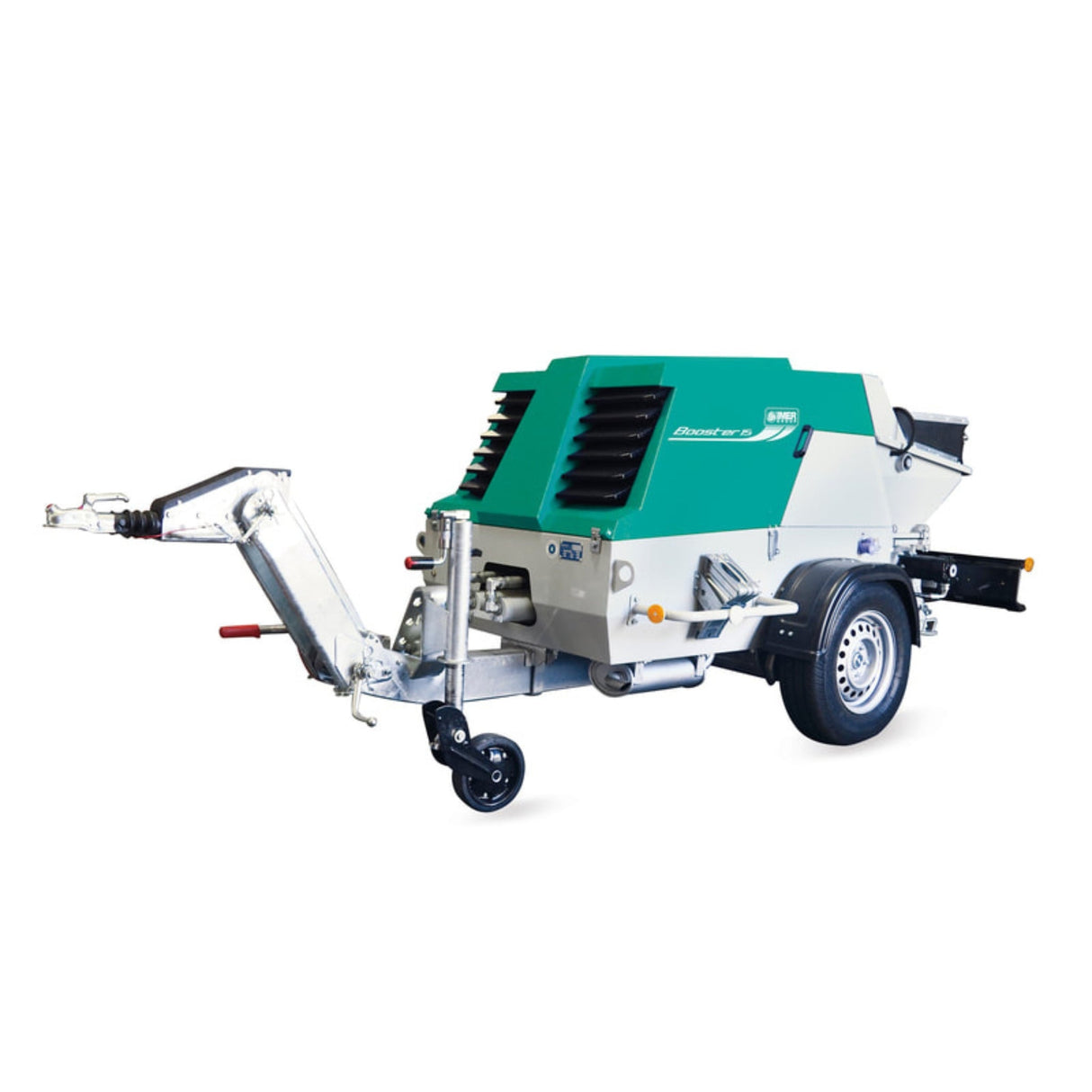 IMER Booster 20 Towable Hydraulic S-Valve Concrete Pump