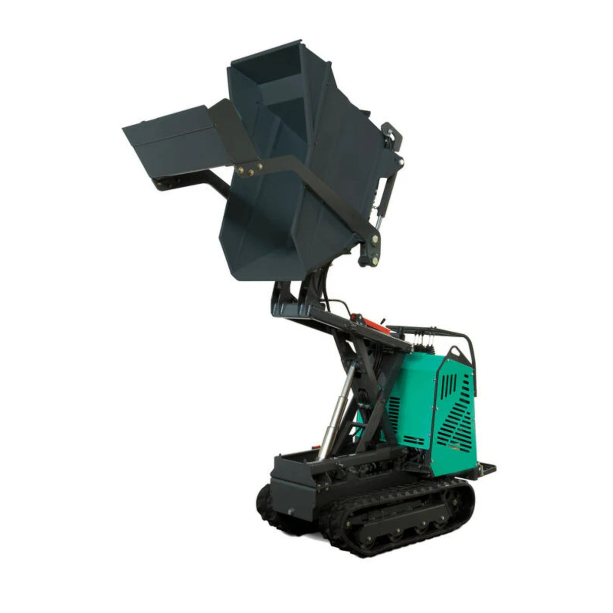IMER Tracker Hi-Tip Mini Dumper with Self-Loading Shovel 1215